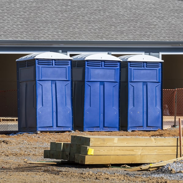 is there a specific order in which to place multiple portable restrooms in McKinnon Wyoming